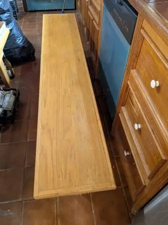 Large Farmhouse Country Table Bench - Wood - Reduced