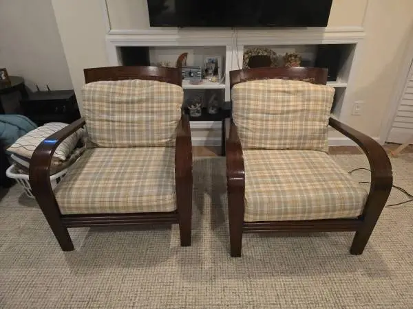 Two Ethan Allen chairs