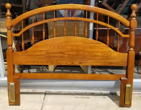 Solid Oak Double / Queen Headboard