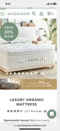 King Luxury Box Top Plush Avocado Mattress