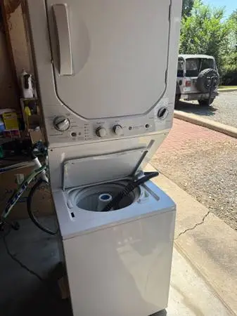 Handy Person Special: 24 GE Stacked Washer Dryer (for Parts)