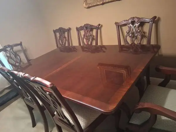 Antique large family table
