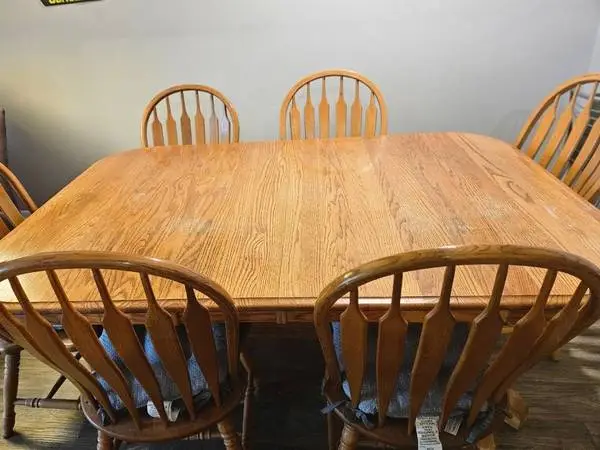 solid oak table