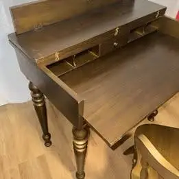Vintage Writing Desk with Lid