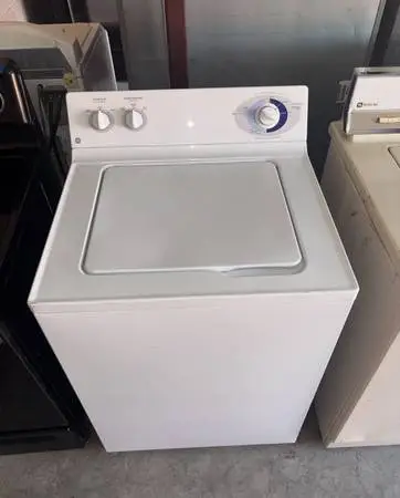 White GE Washer