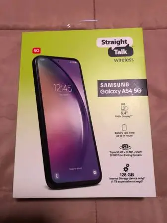 *****STRAIGHT TALK SAMSUNG GALAXY A54, 5G, 128GB*****