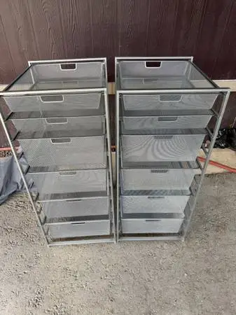 elfa mesh drawers