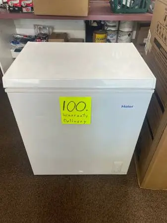 Freezer chest 5 ft.³ excellent Warranty,, delivery call/text