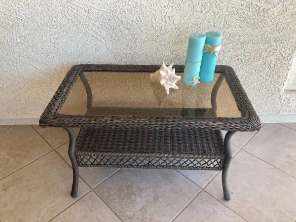 Wicker Coffee Table