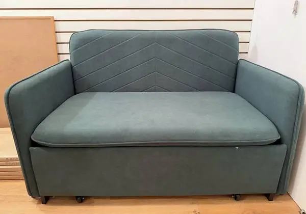 Homary Hunter Green Velvet Sofa / Bed (Orig. $800)