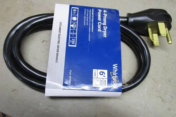 Whirlpool PT600L OEM 4-Prong Power Dryer Cord+ Stove Cord