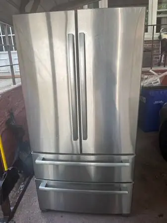 Stainless steel Bosch fridge