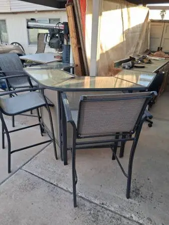 Outdoor Bar and 3 Chairs