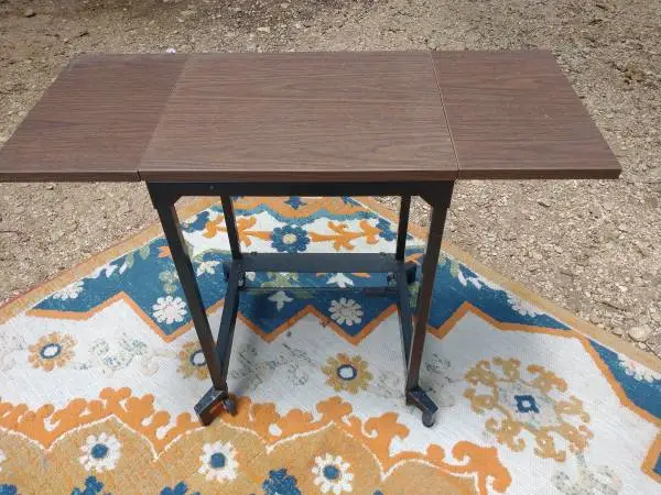 Vintage Retro Mid Century Industrial folding sides Desk/Table