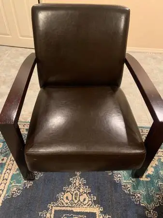 Mid century modern club chair