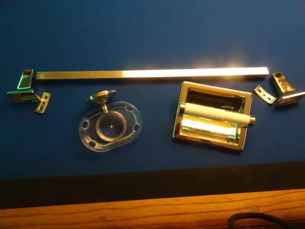Bathroom Towel, Toothbrush and Toilet Paper Holder