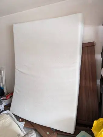 Fullsize bed and mattress