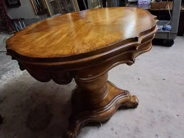 Antique Two toned Wooden Table