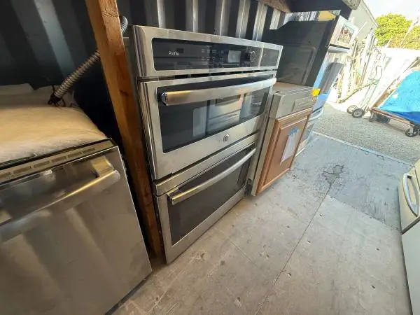 30W SS GE Advantium Combination Wall Oven Built In PT9800SH4SS Used