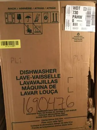 New Whirlpool Built-In Dishwasher