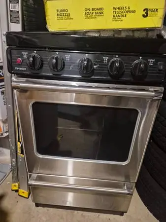 Electric stove, mountain bikes and power wash on sale