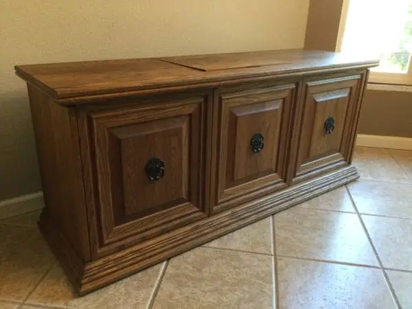 Vintage Stereo Cabinet/Accent Piece/Buffet SOLID OAK