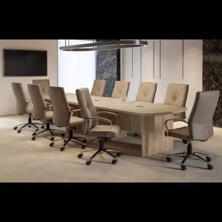 *7 Colors New in Box 6,8,10+ft Arena Shape Panel Base Conference Table