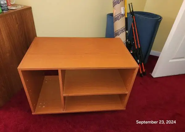 Small TV stand with wheels for sale