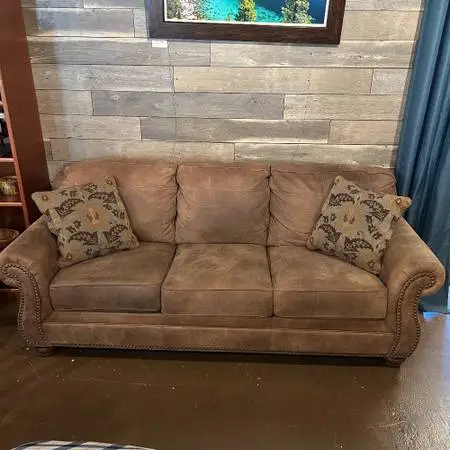 Brown Microfiber Sofa
