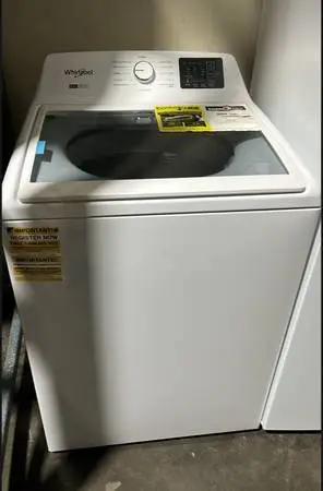 New Whirlpool top load washer .