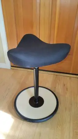 Varier Move Tilting Saddle Stool, Height Adjustable Gaslift