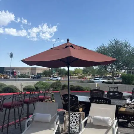 Rust Umbrella W/O Stand - 8X103H