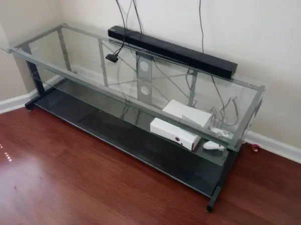 Metal & Glass Table