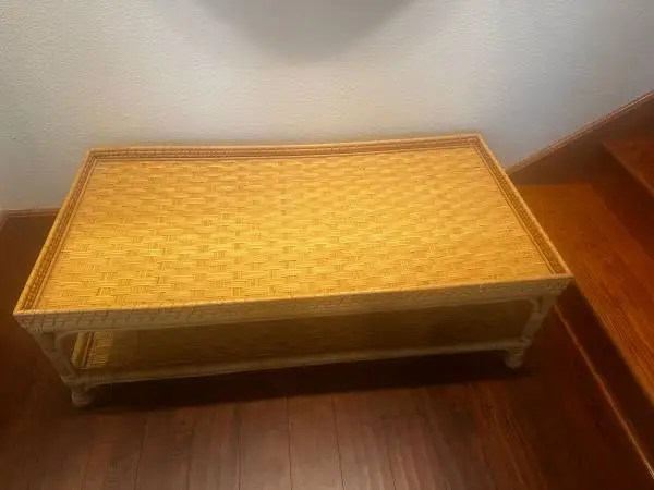Serena Lily Rattan Coffee Table