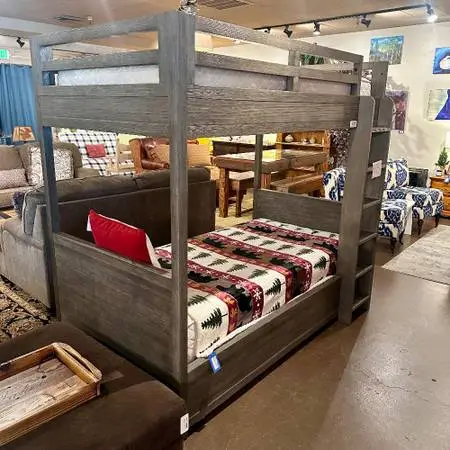 Restoration Hardware Teen- Grey Callum Twin Bunkbed