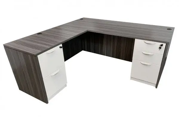 *8 colors New in Box 6 X 6 L Shaped Desk w/ File options