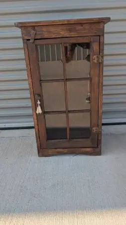 Small Wood Display Cabinet