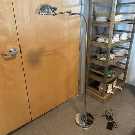Vintage Angled Floor Lamp - 20X6X56H