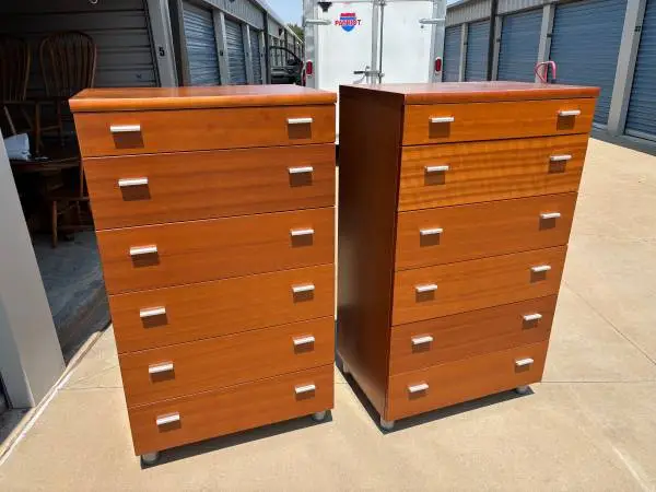 2 Big Sturdy Tallboy 6 Drawer Chest of Drawers $200 EACH