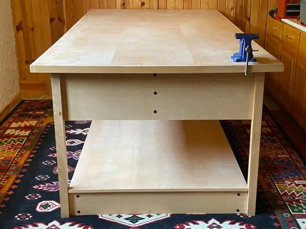 Custom-made 3-level work table