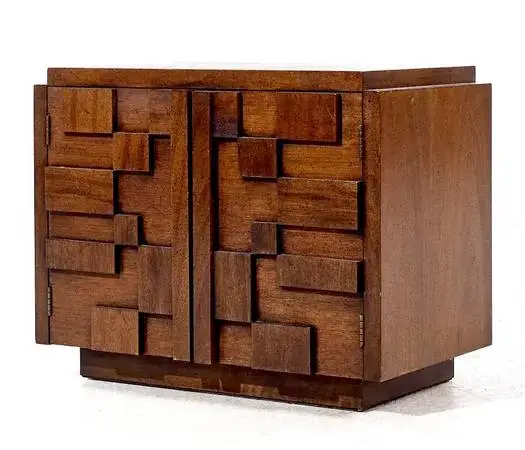 LANE Staccato - Mid century Solid wood - mirror/ dresser & credenza