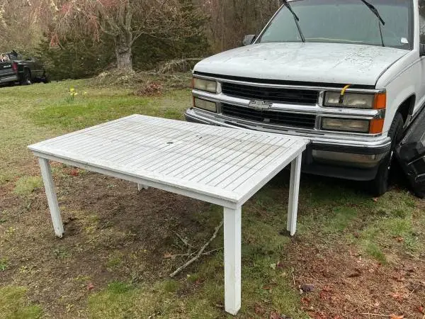 Outdoor patio table set