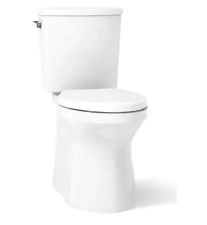 Kohler K-90097-0 Irvine ContinuousClean 2-piece Skirted Toilet w/SEAT