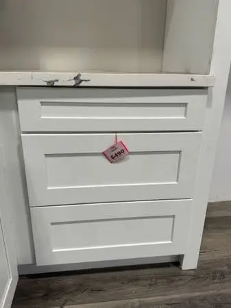 Cabinet white for kitchen