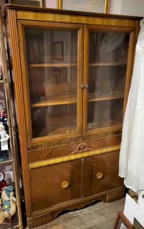 vintage Art Deco cupboard, at Yardley Antiques