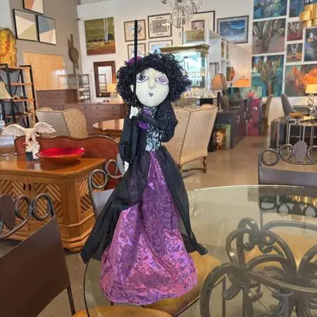 Wicked Websters Halloween Witch Doll - 12X6X27H