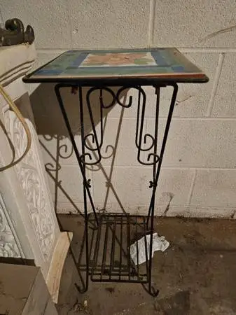 Small metal table