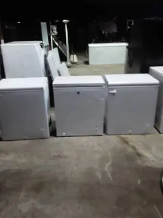 3- Farm Animal food Bins. In Great Condition.