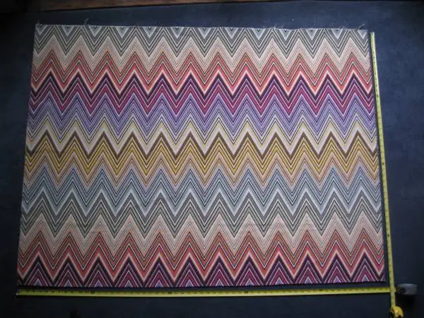 Missoni fabric remnant. Chevrons!