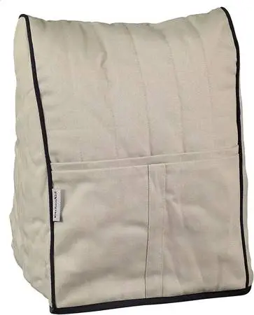KitchenAid Cloth Cover Fits All Artisan Stand Mixers Beige with black